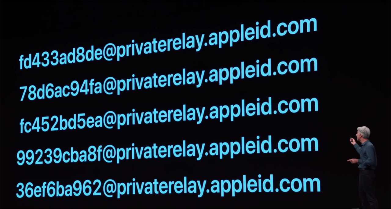 「Sign in with Apple」のダミーアドレス生成機能
